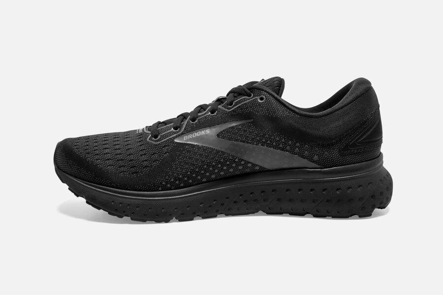 Glycerin 18 Road Brooks Running Shoes NZ Mens - Black - GBQKJX-068